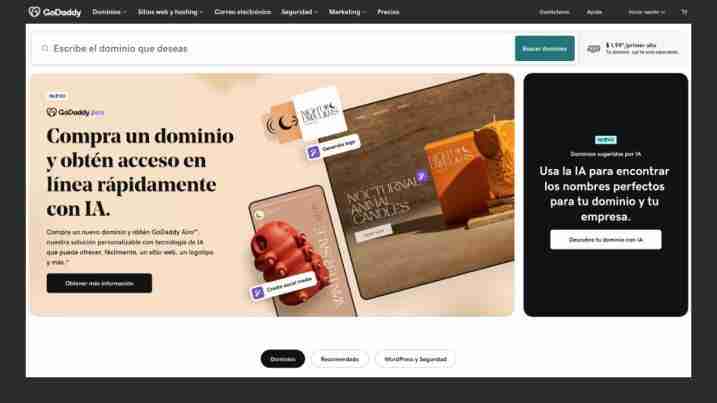 Lugares para encontrar dominios para páginas web